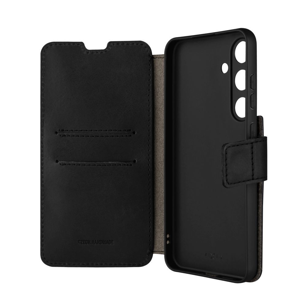 FIXED ProFit oldalranyíló telefontok a Samsung Galaxy S24+ készülékhez,fekete FIXPFIT2-1257-BK