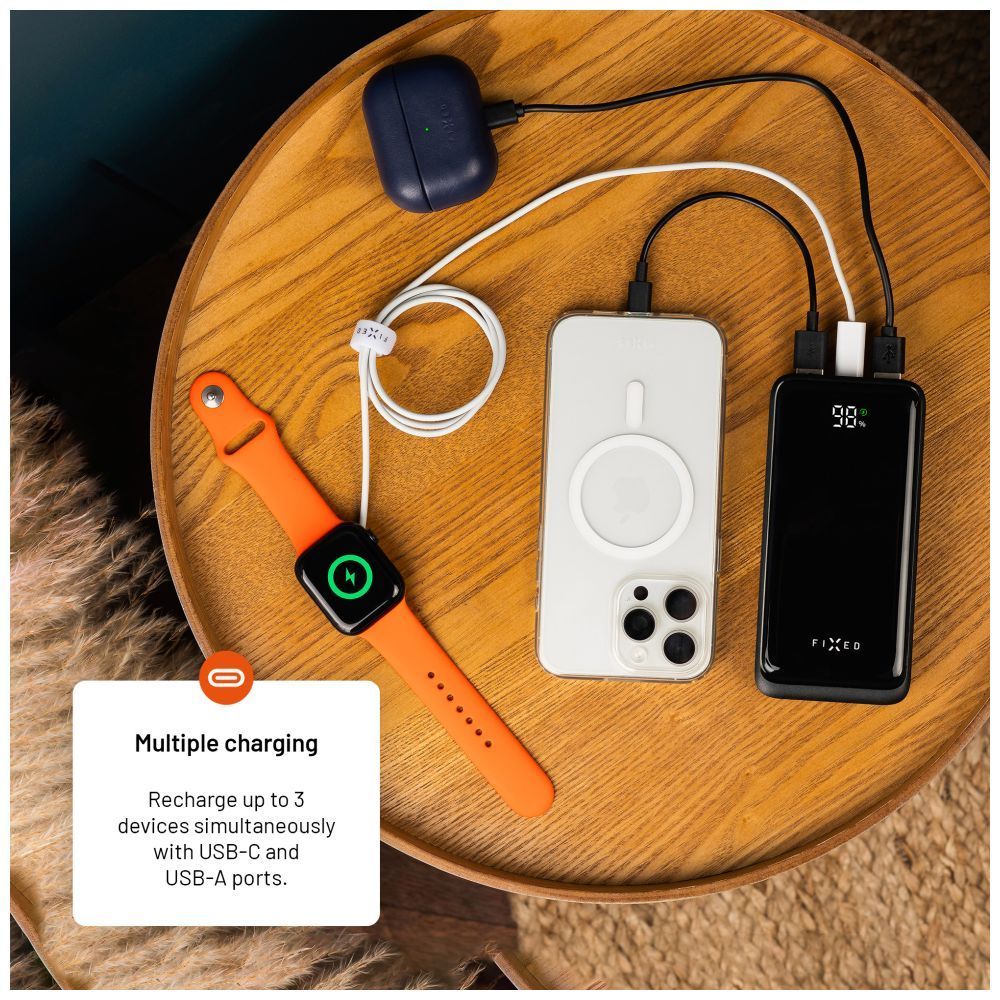 FIXED Zen2 30, 30 000 mAh PowerBank, fekete