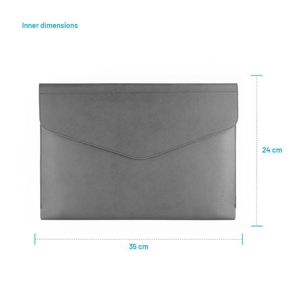 FIXED kézi táska laptophoz 15,3", szürke