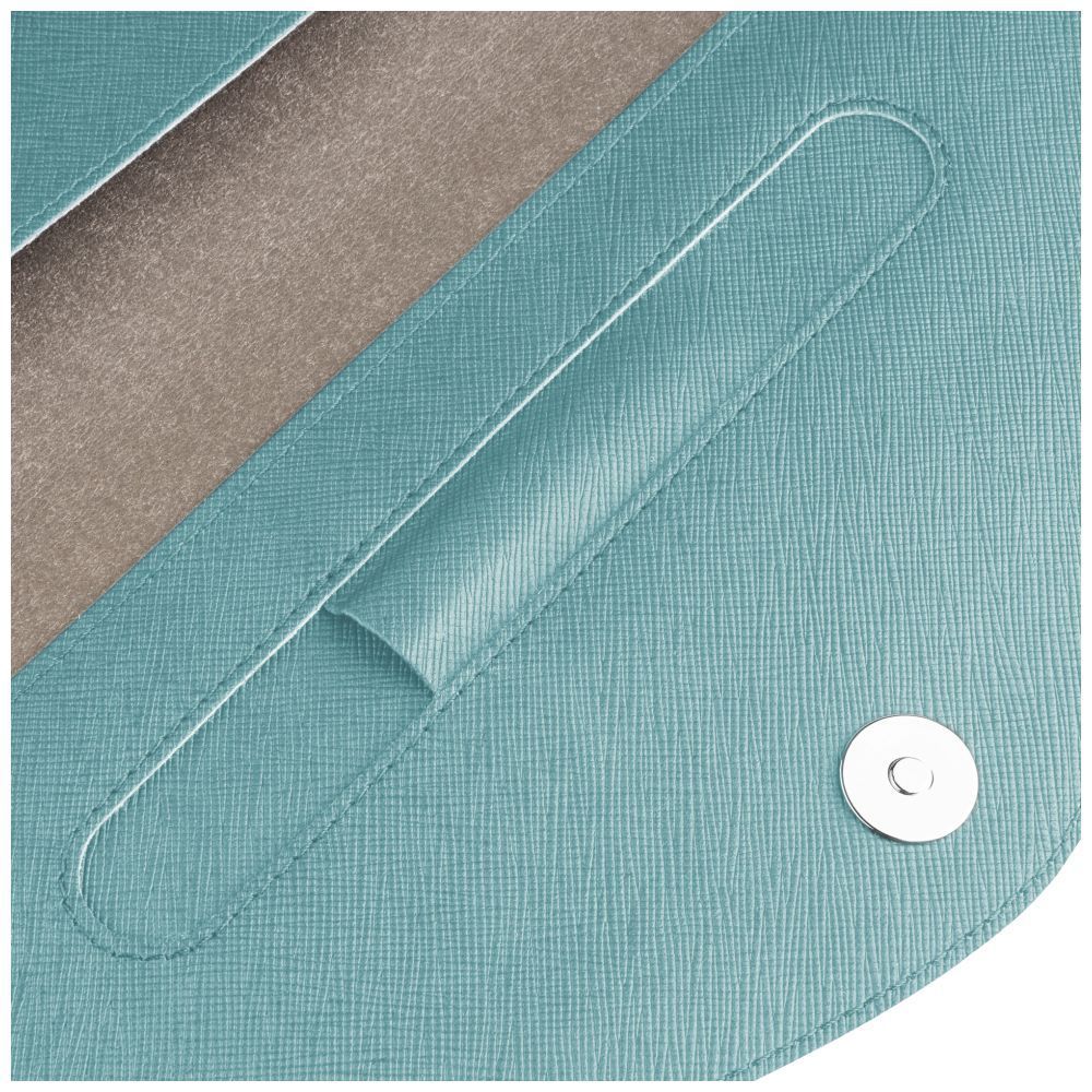 FIXED kézi táska laptophoz 15,3", világos türkiz