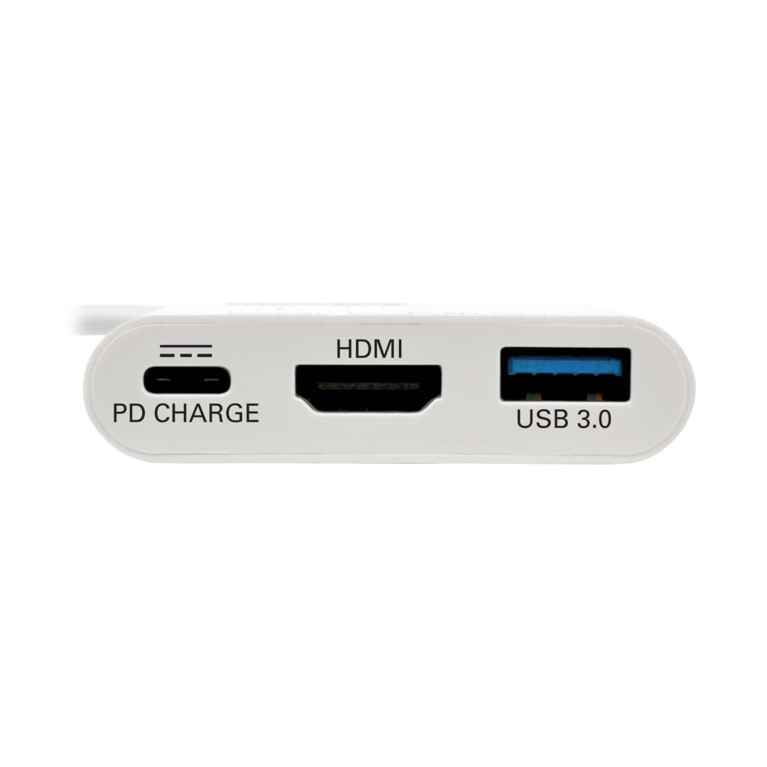 EATON Tripplite Series USB-C to HDMI Adapter with USB-A Port White