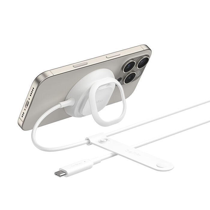 Belkin Magnetic Charger with Qi2 25W White Belkin Magnetic Charger with Qi2 25W White