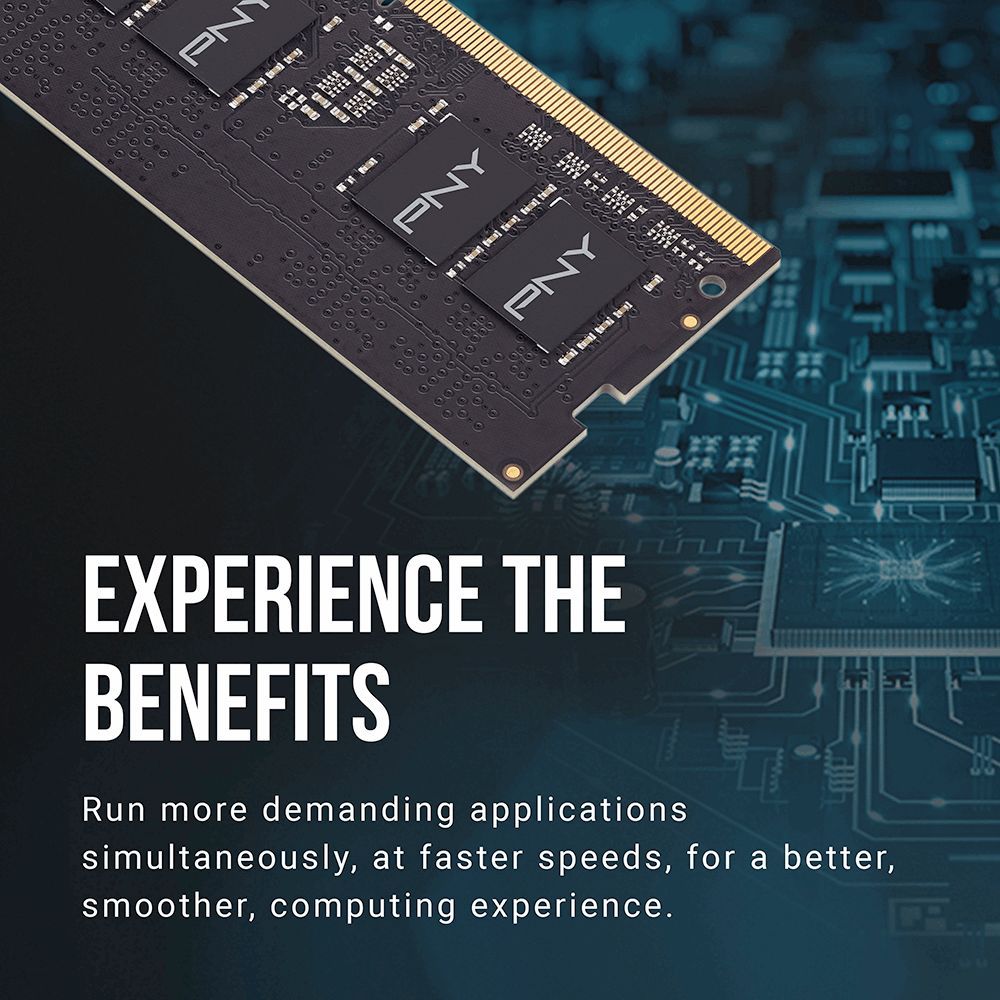 PNY 16GB DDR4 3200MHz SODIMM Performance Black