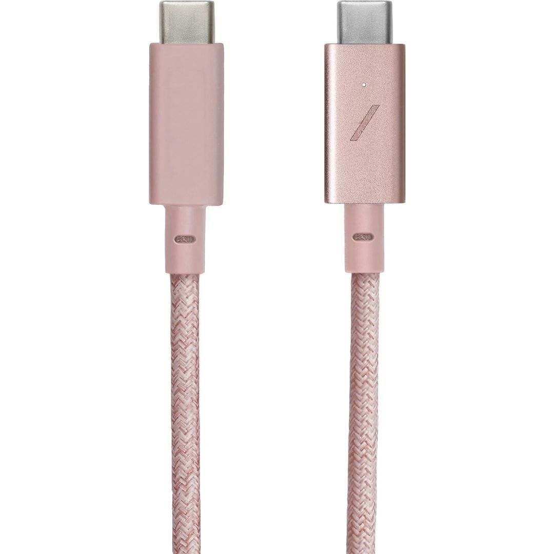 Native Union USB-C to USB-C Belt Cable 2,4m Rose