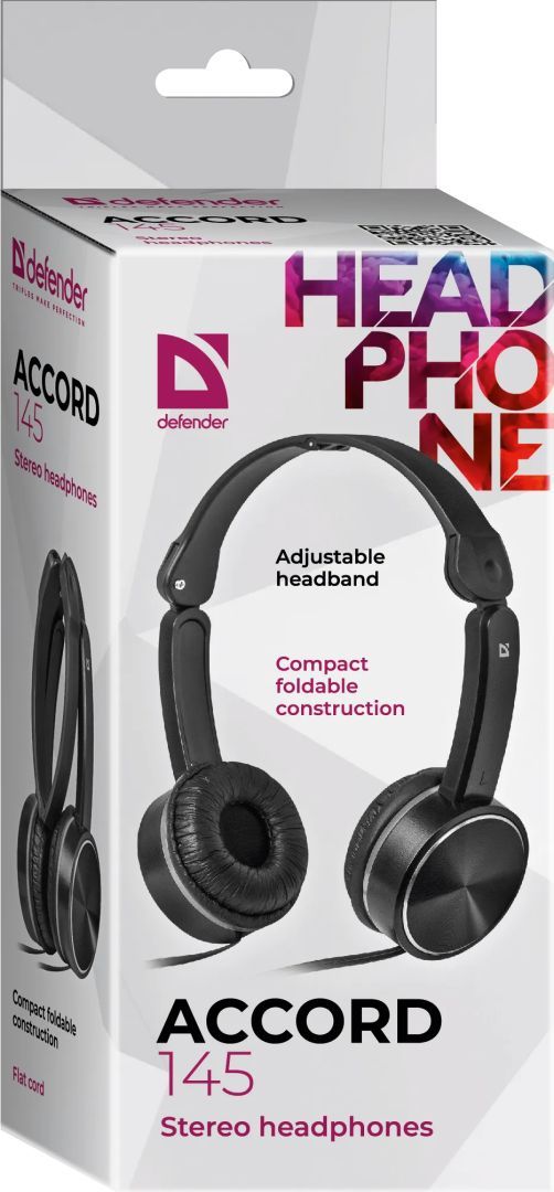 Defender Accord 145 Headphones Black