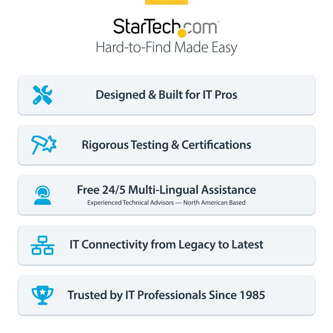 Startech CAT6 U-UTP Patch Cable 0,25m Yellow Startech CAT6 U-UTP Patch Cable 0,25m Yellow