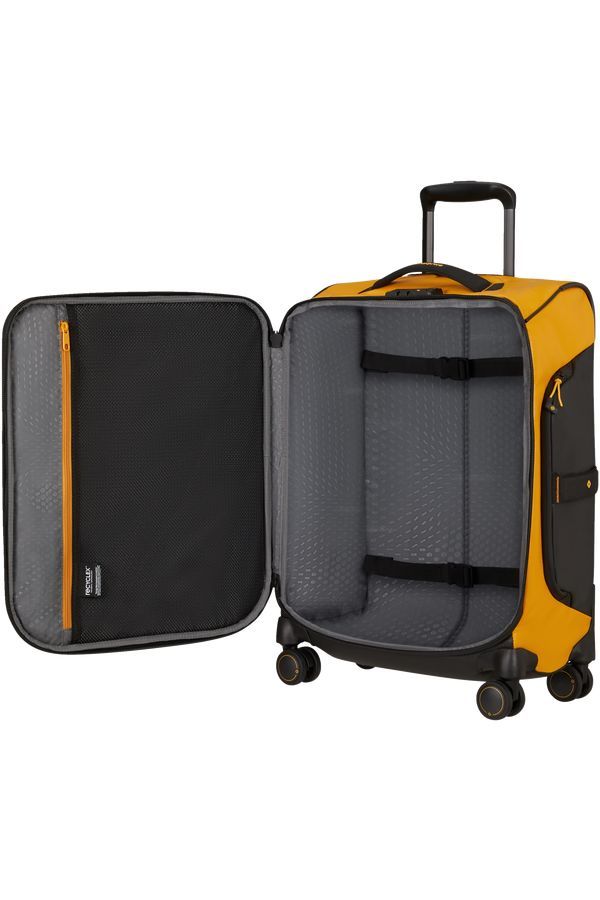 Samsonite Ecodiver Spinner Duffle Bag with Wheels Yellow Samsonite Ecodiver Spinner Duffle Bag with Wheels Yellow