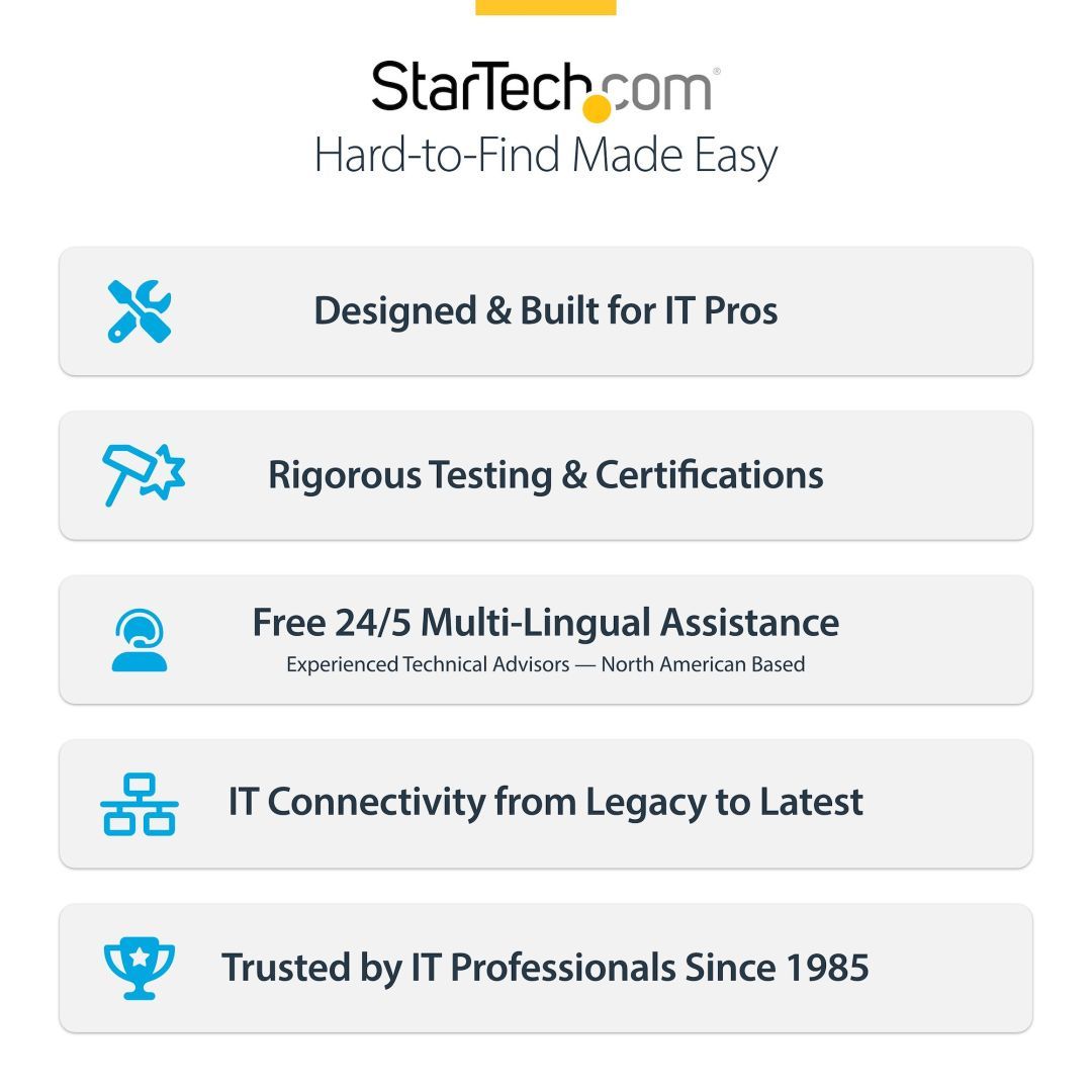 Startech USB2.0 USB-C charging cable 1m Black