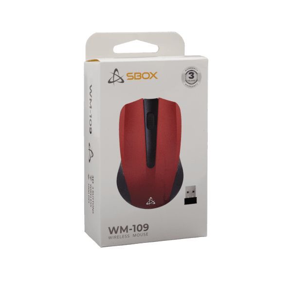 SBOX WM-109 Wireless mouse Red SBOX WM-109 Wireless mouse Red