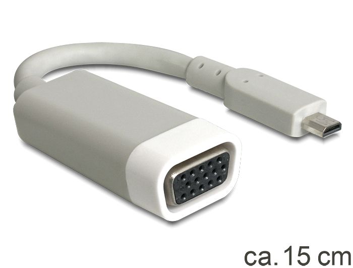 DeLock Adapter HDMI Micro-D male > VGA female