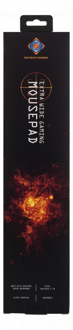 Deltaco GAM-006 Extra Wide Gaming Egérpad Black Deltaco GAM-006 Extra Wide Gaming Egérpad Black