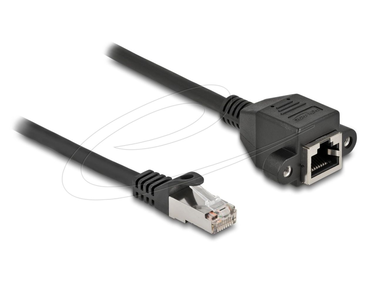 DeLock CAT6A S-FTP Patch Cable 2m Black