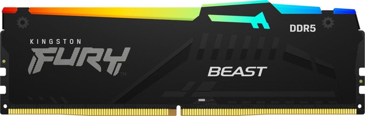 Kingston 16GB DDR5 6400MHz Fury Beast RGB Black Kingston 16GB DDR5 6400MHz Fury Beast RGB Black