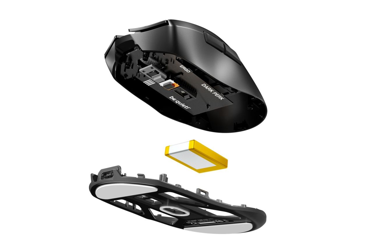 Be quiet! Dark Perk Ergo Gaming Wireless Mouse Black