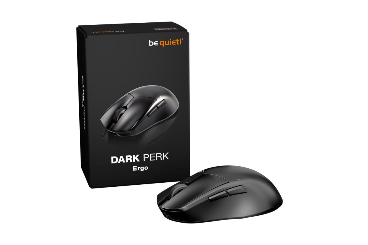 Be quiet! Dark Perk Ergo Gaming Wireless Mouse Black