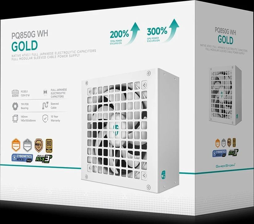 DeepCool 850W 80+ Gold PQ850G WH