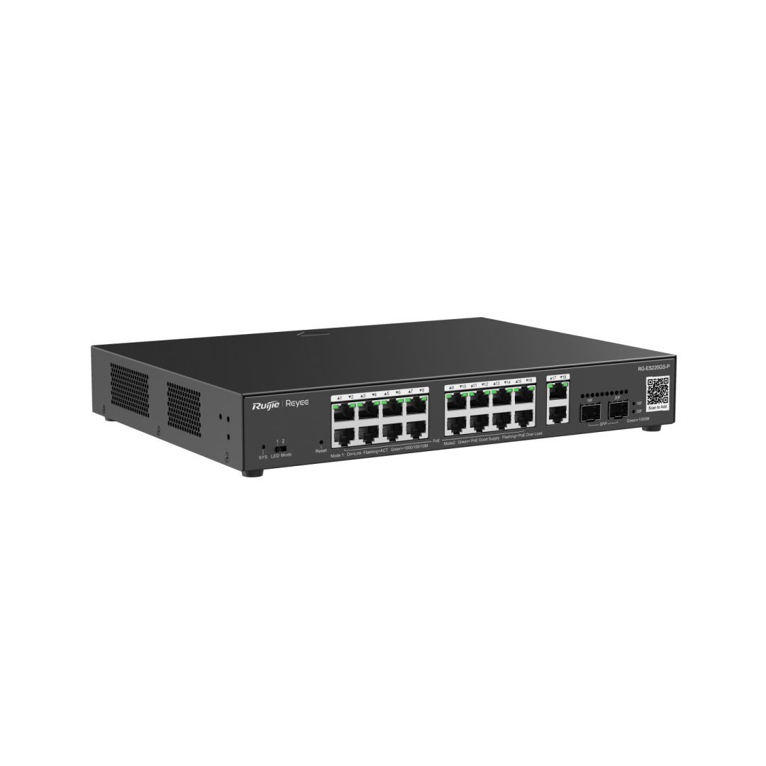 Reyee RG-ES220GS-P 18-Port Gigabit Smart Cloud Managed PoE Switch