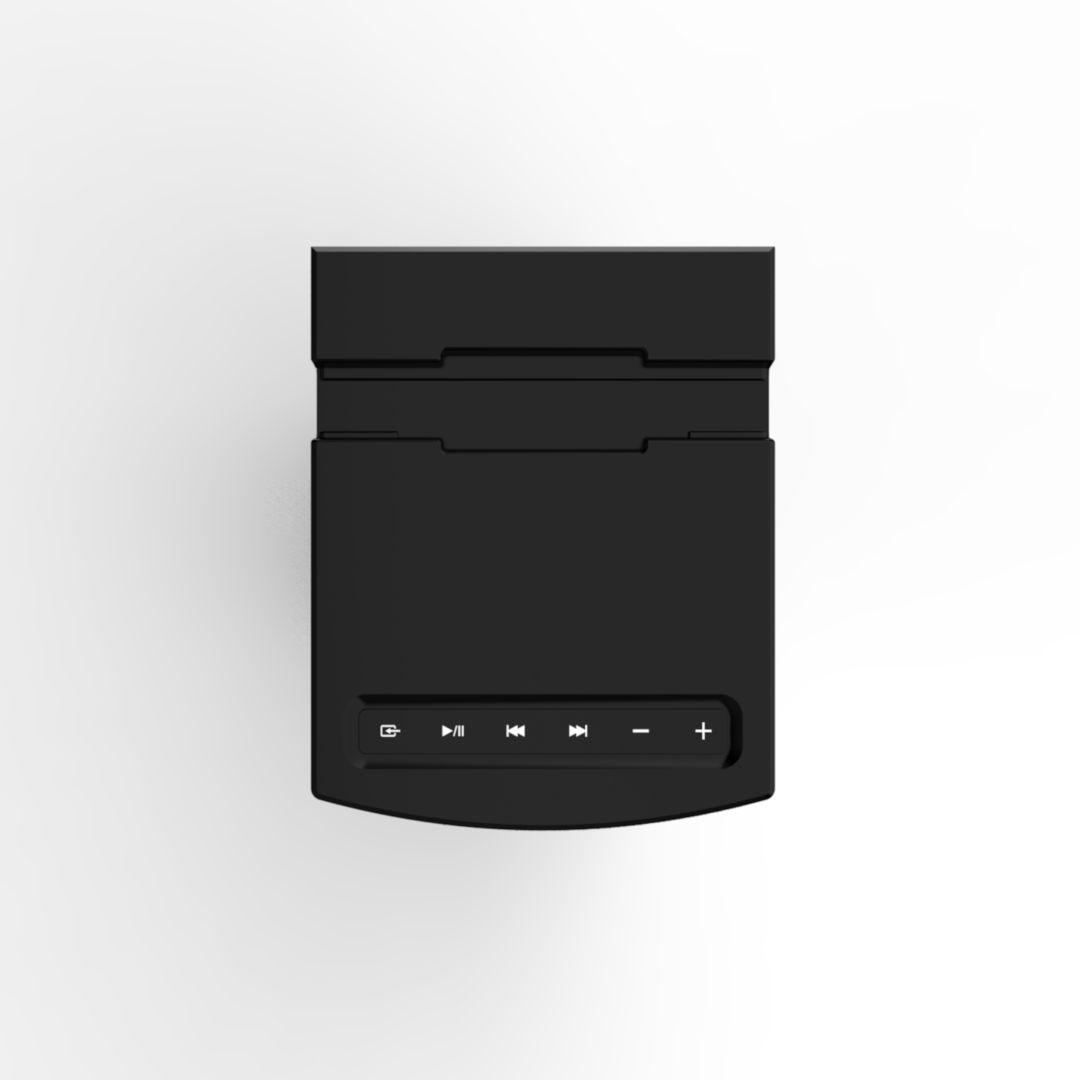 Akai 1.0 Tower Speaker 30W + 2x10W Black