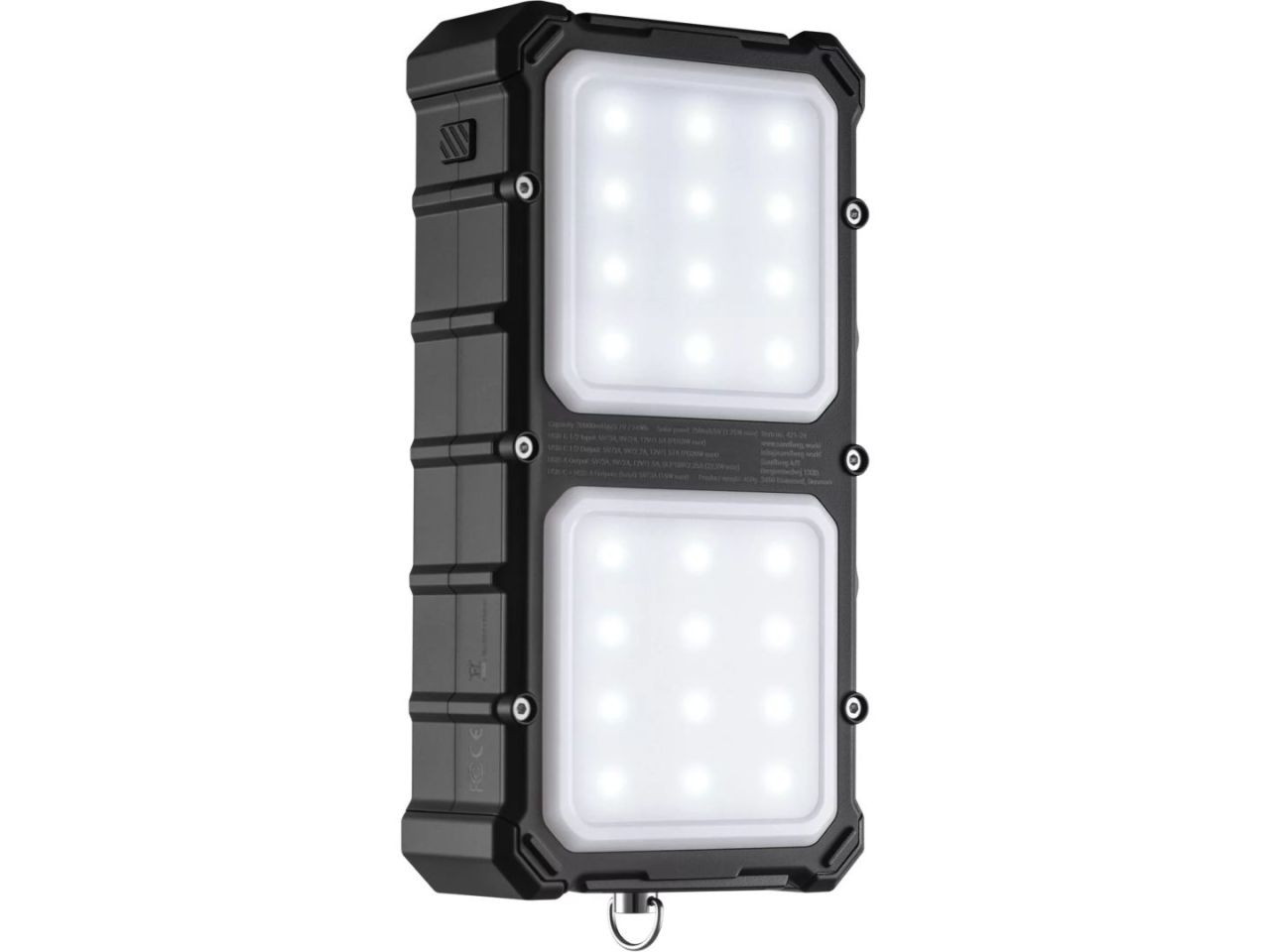 Sandberg Solar CampLED 20000mAh Powerbank Black