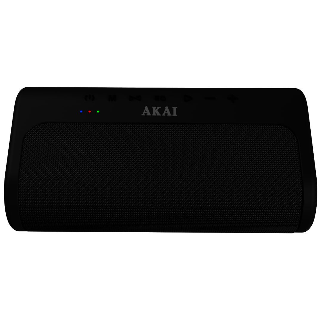 Akai 1.0 Waterproof Portable Bluetooth Speaker 80W Black