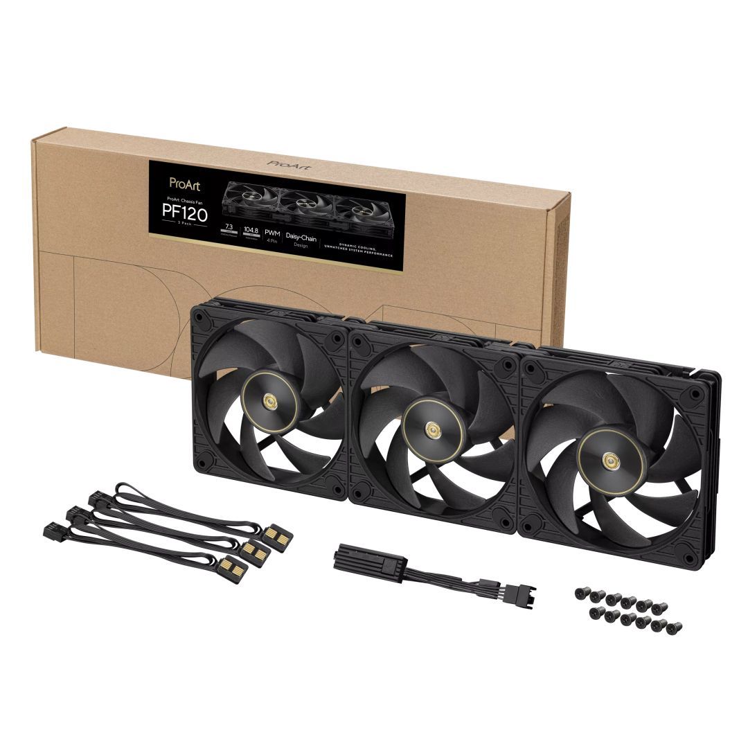 Asus ProArt PF120 Fan Triple Pack Black Asus ProArt PF120 Fan Triple Pack Black