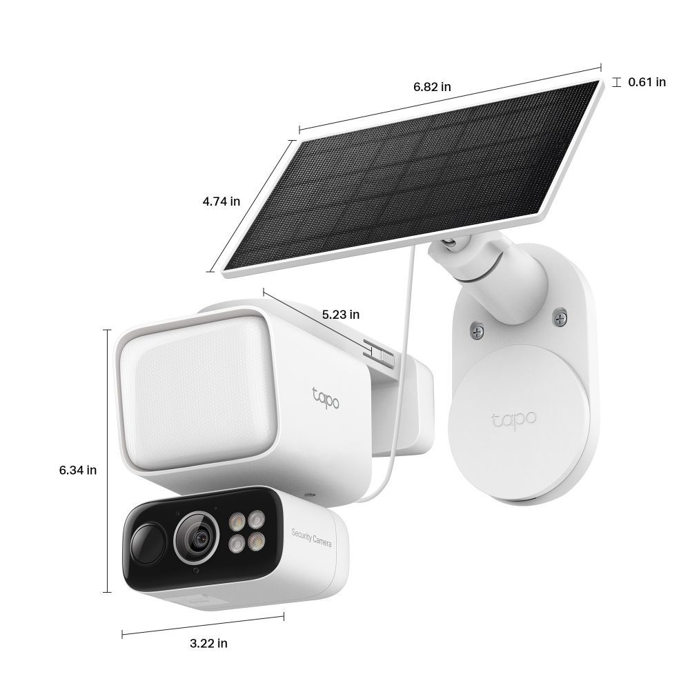 TP-Link Tapo C615F KIT Solar-Powered Floodlight Pan/Tilt Security Camera Kit