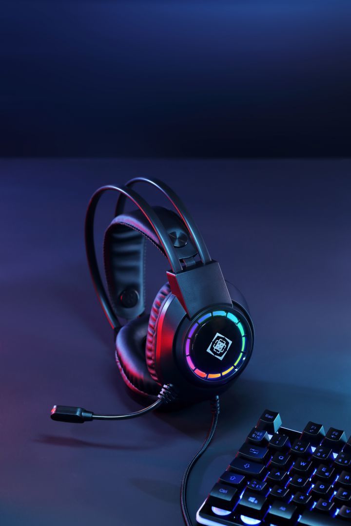 Deltaco DH220 Stereo Gaming Headset Black