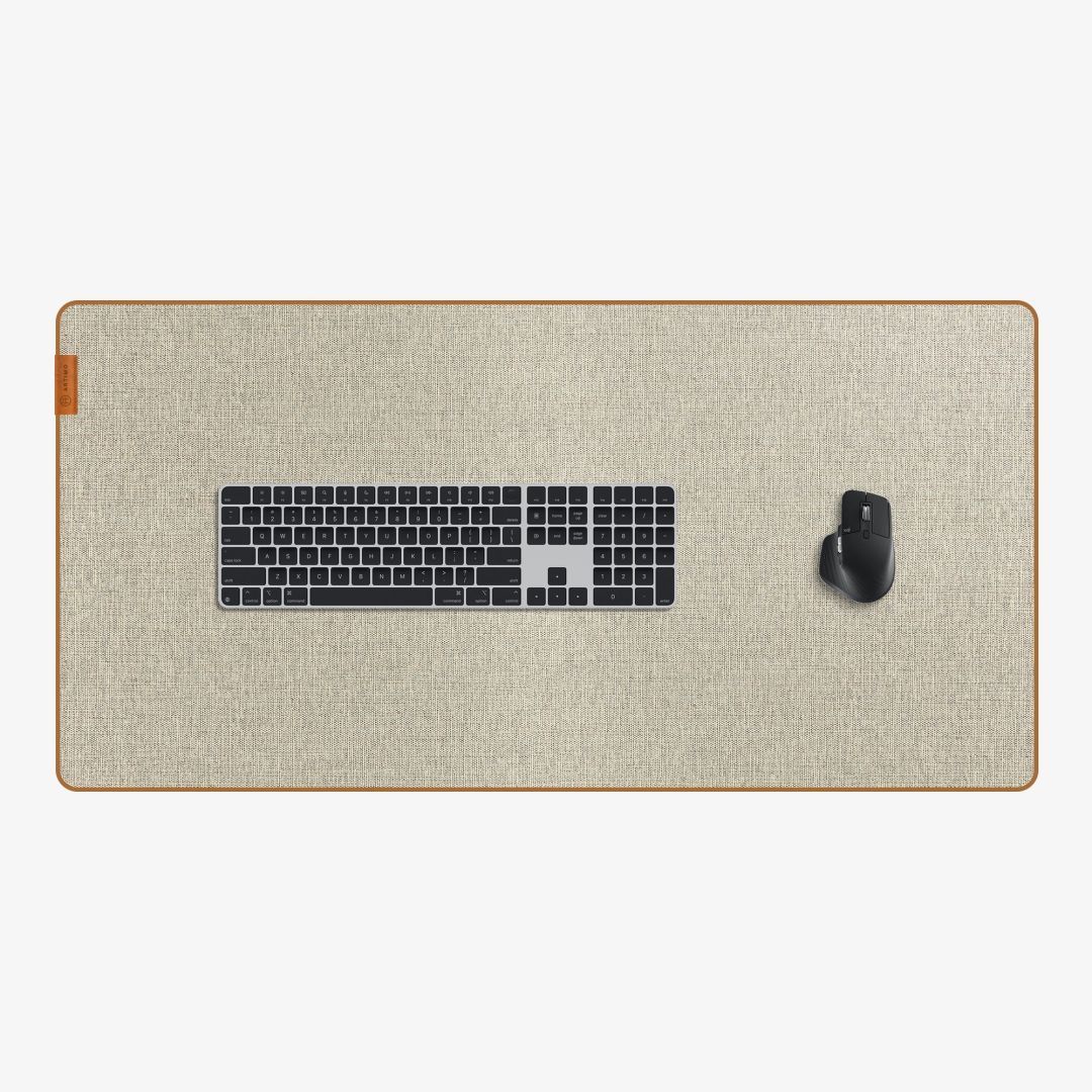 ARTIMO Desk Mat - Loom Series L Egérpad Beige