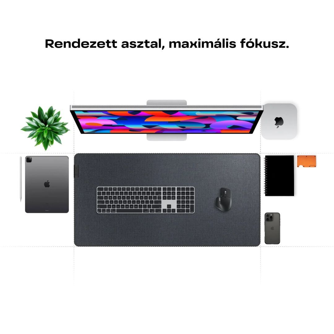 ARTIMO Desk Mat - Loom Series L Egérpad Dark Grey