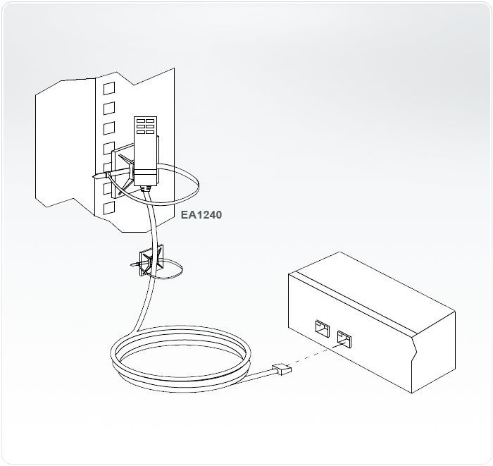 ATEN EA1240 Temperature & Humidity Sensor Black