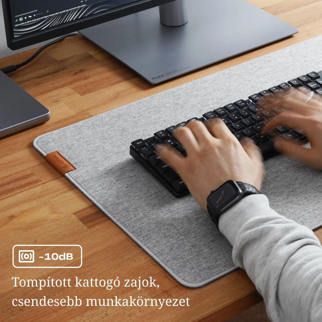 ARTIMO Desk Mat - Loom Series M Egérpad Grey