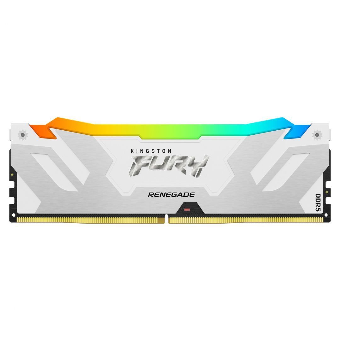 Kingston 32GB DDR5 6400MHz Fury Renegade RGB White Kingston 32GB DDR5 6400MHz Fury Renegade RGB White