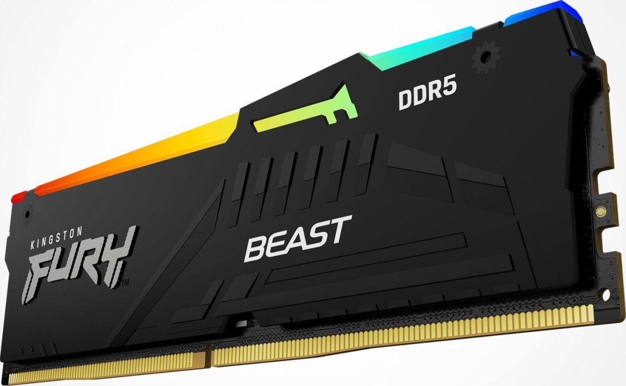Kingston 8GB DDR5 6000MHz Fury Beast Expo RGB Black Kingston 8GB DDR5 6000MHz Fury Beast Expo RGB Black