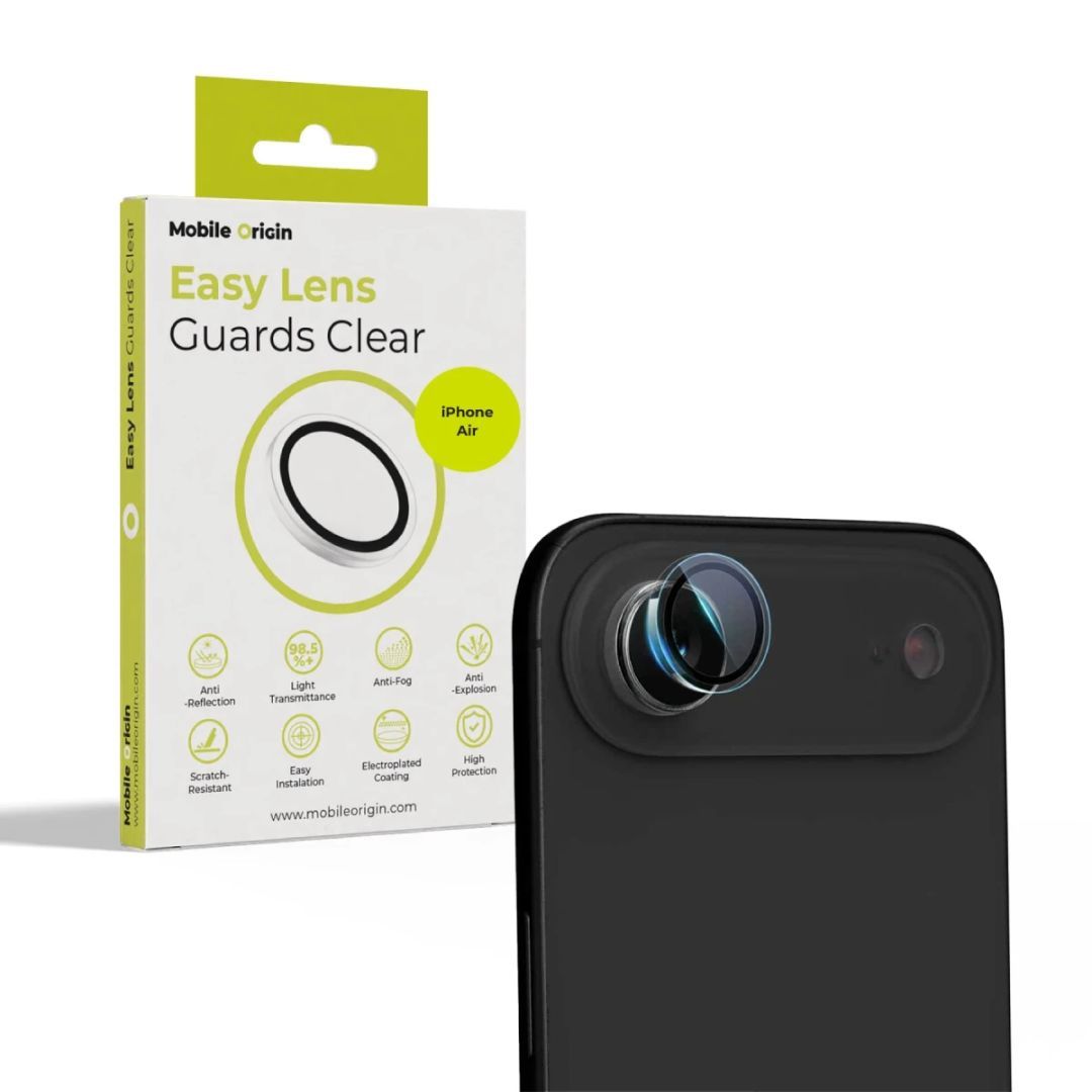 Mobile Origin Easy Lens Guards for iPhone Air Clear Mobile Origin Easy Lens Guards for iPhone Air Clear