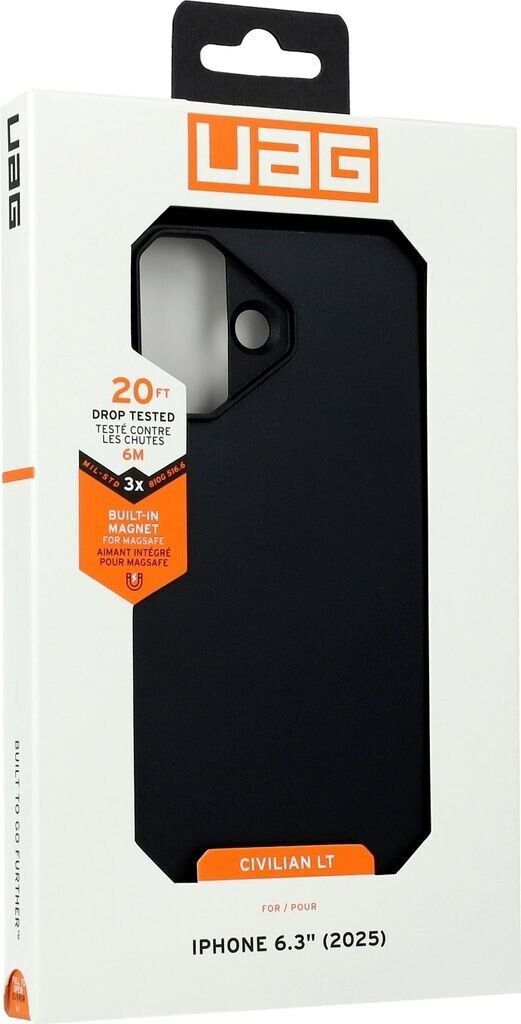 Spigen Civilian LT MagSafe case for iPhone 17 Black