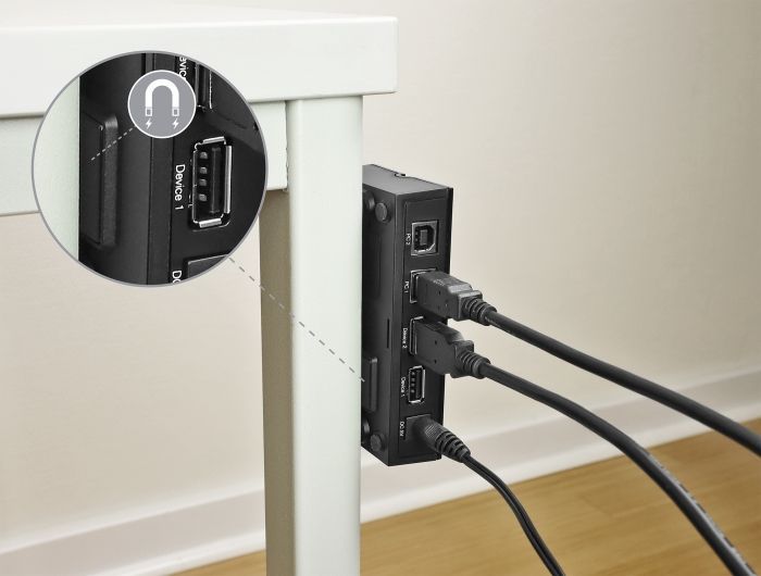 DeLock USB 2.0 Switch 4 PC to 4 devices