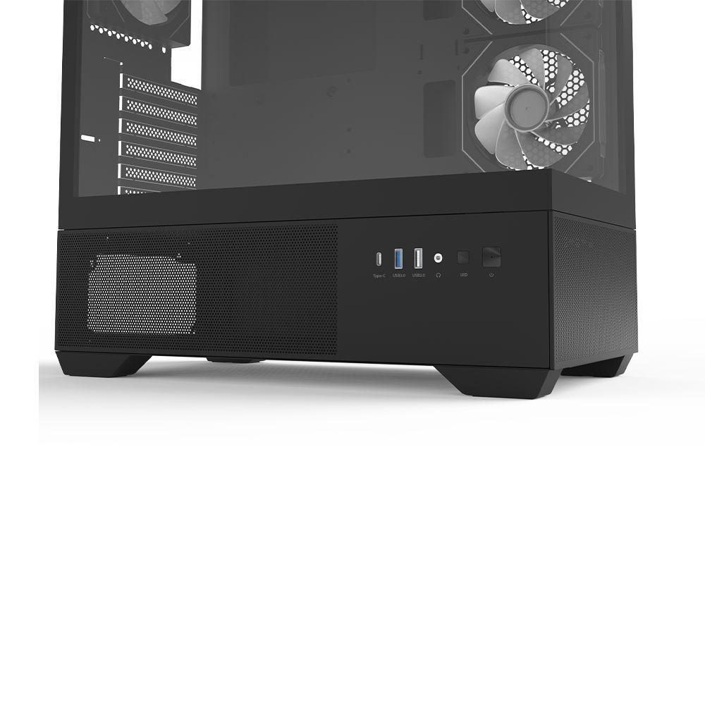 Zalman Chronix V2 RGB Tempered Glass Black