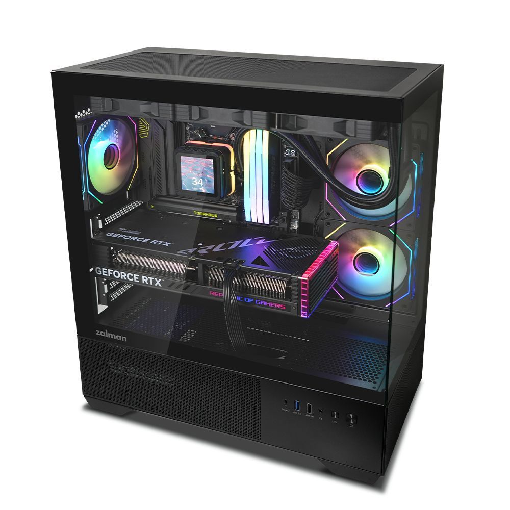 Zalman Chronix V2 RGB Tempered Glass Black