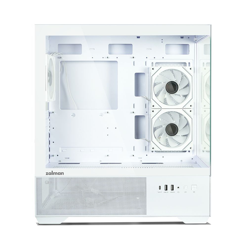 Zalman Chronix V2 RGB Tempered Glass White