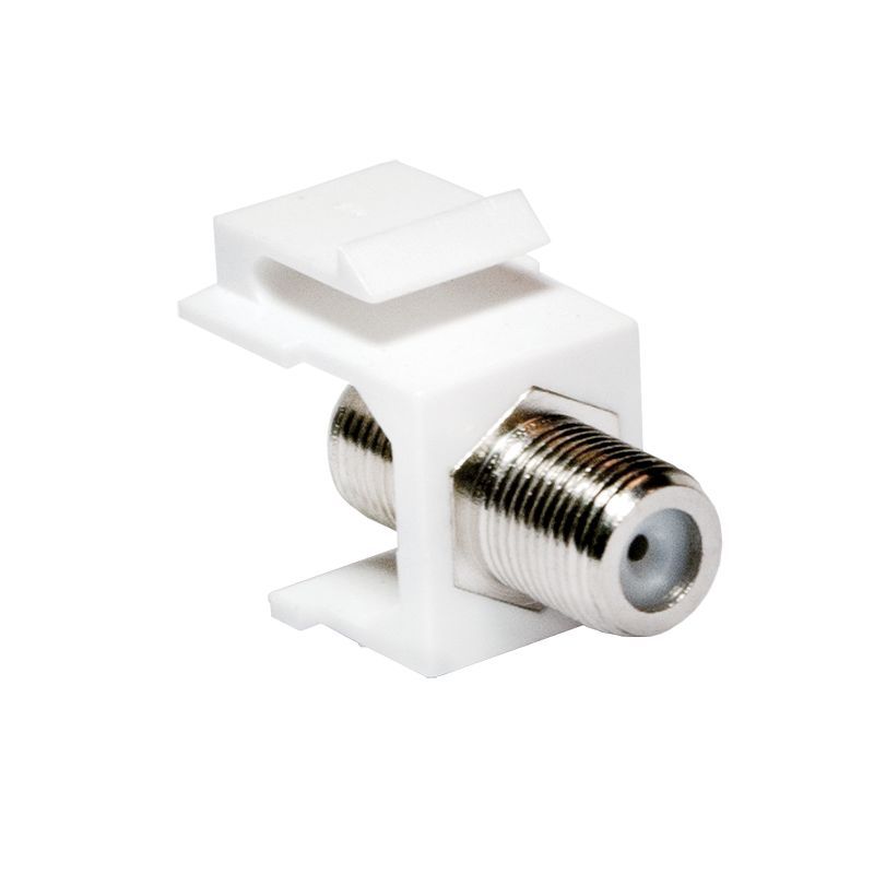 Logilink TV/SAT keystone coupler F-Type/F to F-Type/F White Logilink TV/SAT keystone coupler F-Type/F to F-Type/F White
