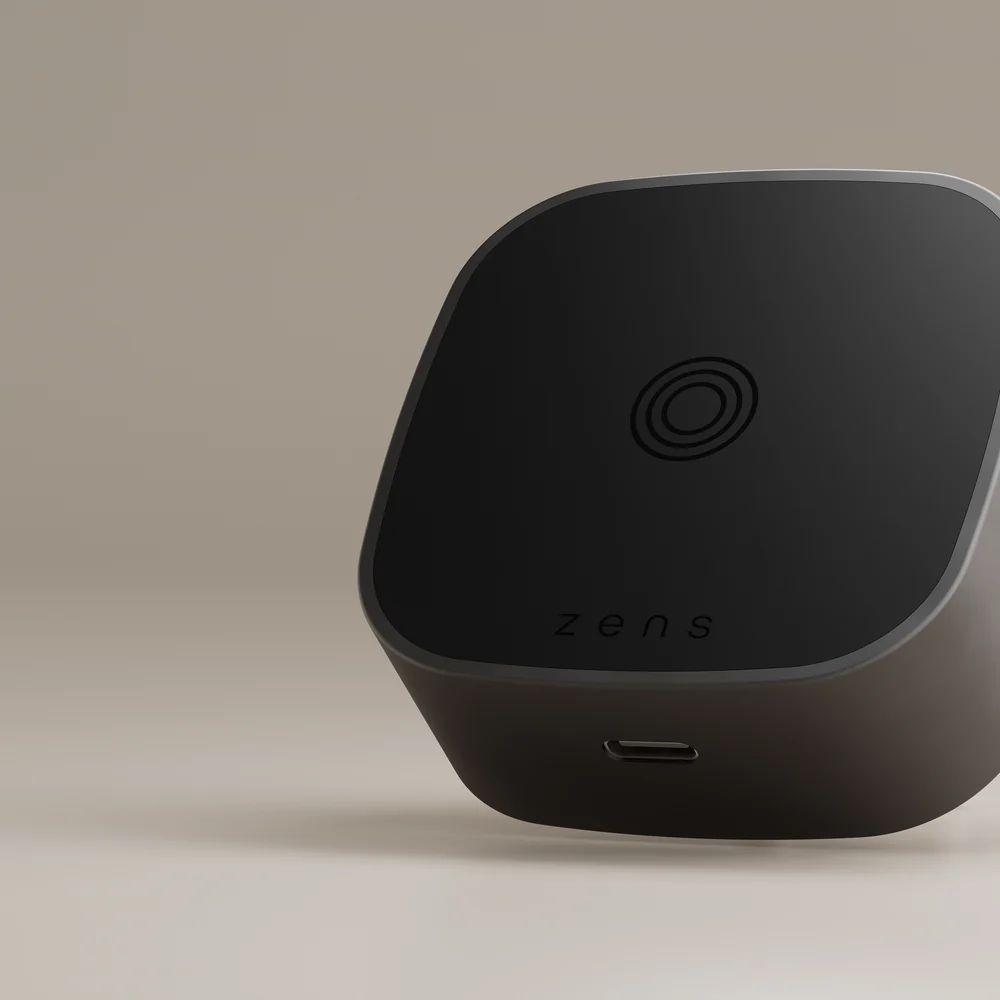Zens Wireless Charging Adapter EU plug Black Zens Wireless Charging Adapter EU plug Black