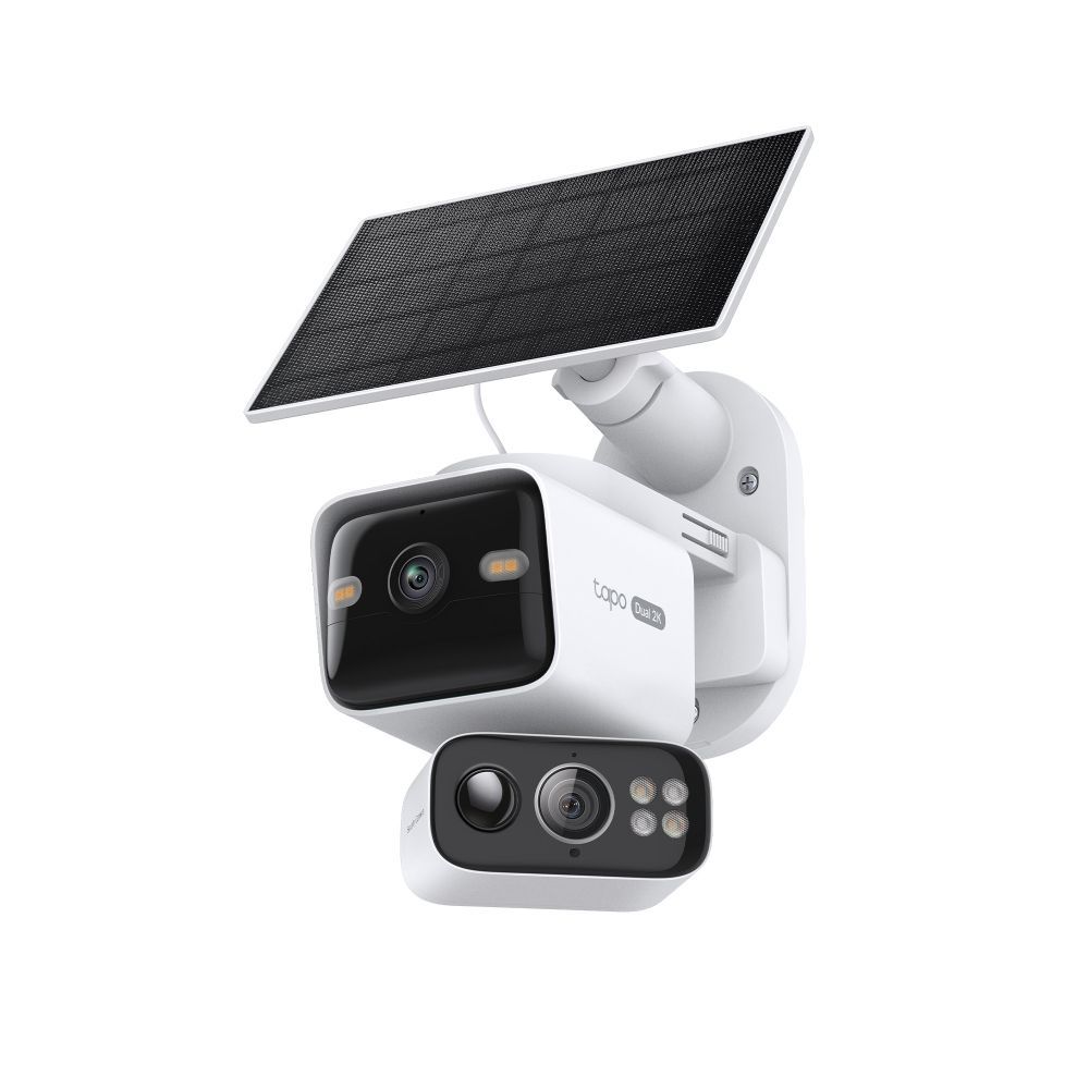 TP-Link Tapo C645D KIT Solar-Powered Dual-Lens Pan/Tilt Security Camera Kit