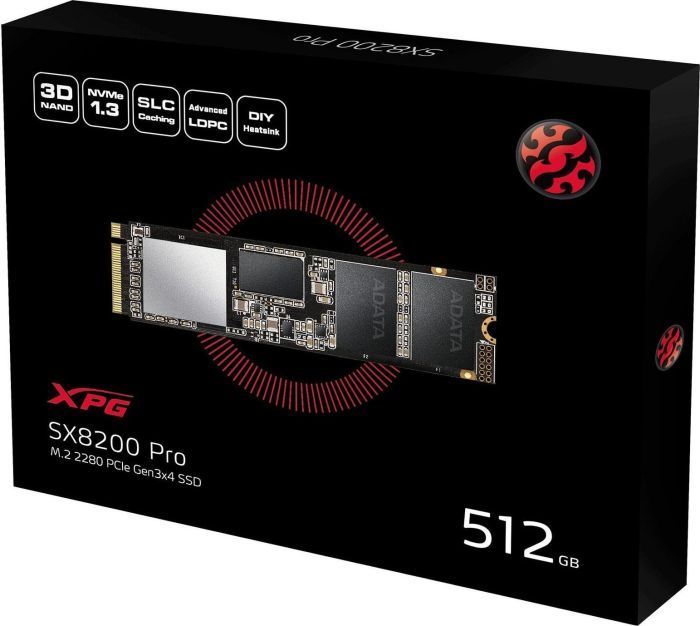 A-Data 512GB M.2 2280 NVMe XPG SX8200 Pro A-Data 512GB M.2 2280 NVMe XPG SX8200 Pro