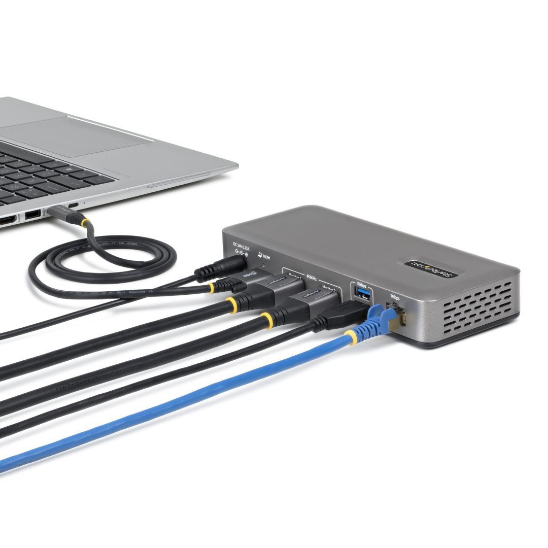 Startech Dual-Monitor USB-C Docking Station Space Gray