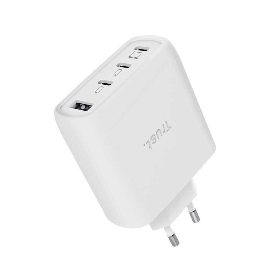 Trust Maxo 65W 4-Port GaN USB Charger White