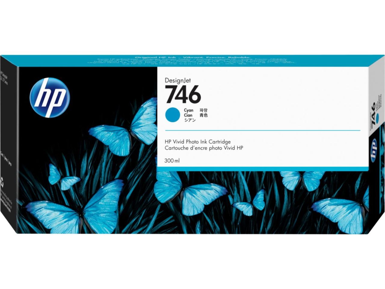 HP P2V80A (746) Cyan tintapatron