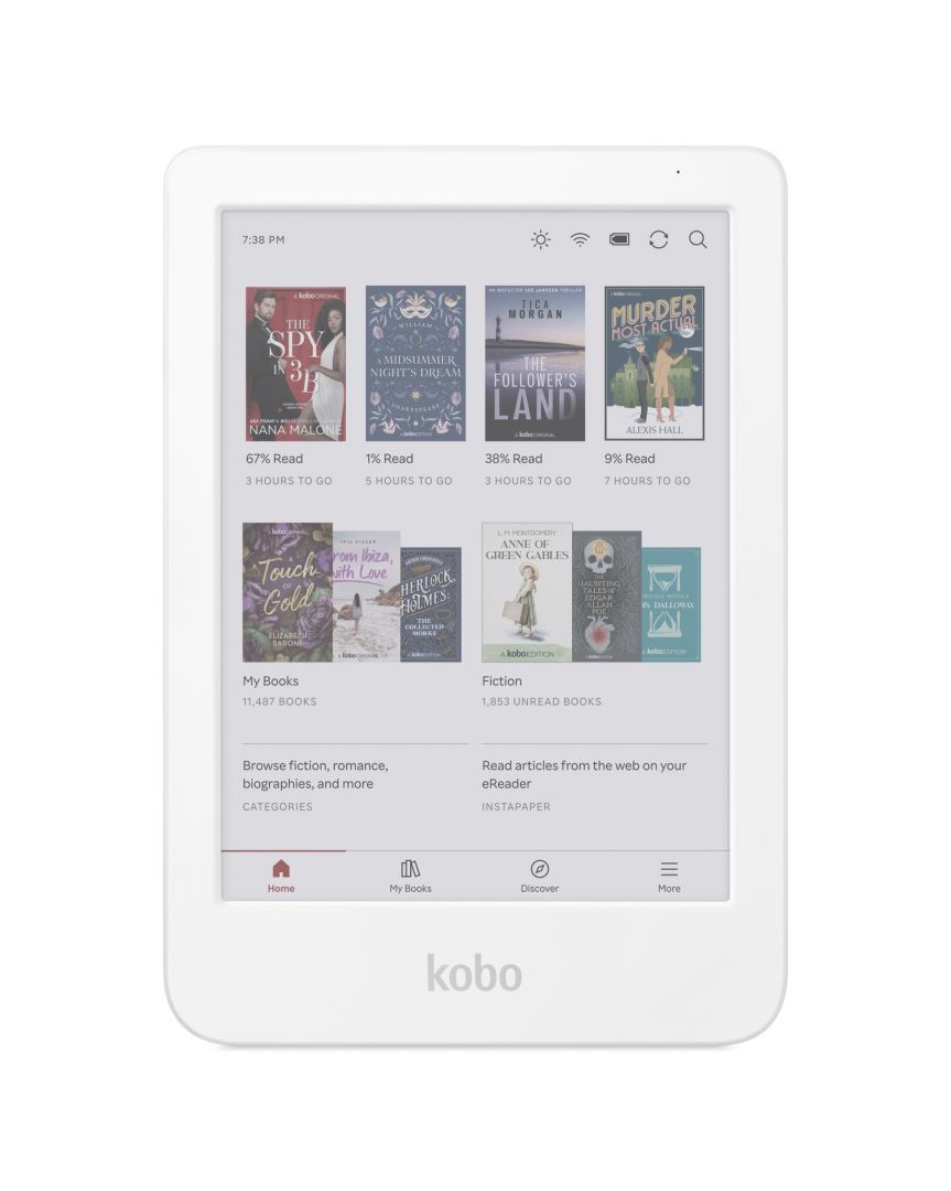 Kobo Clara Colour 6" E-book olvasó 16GB White