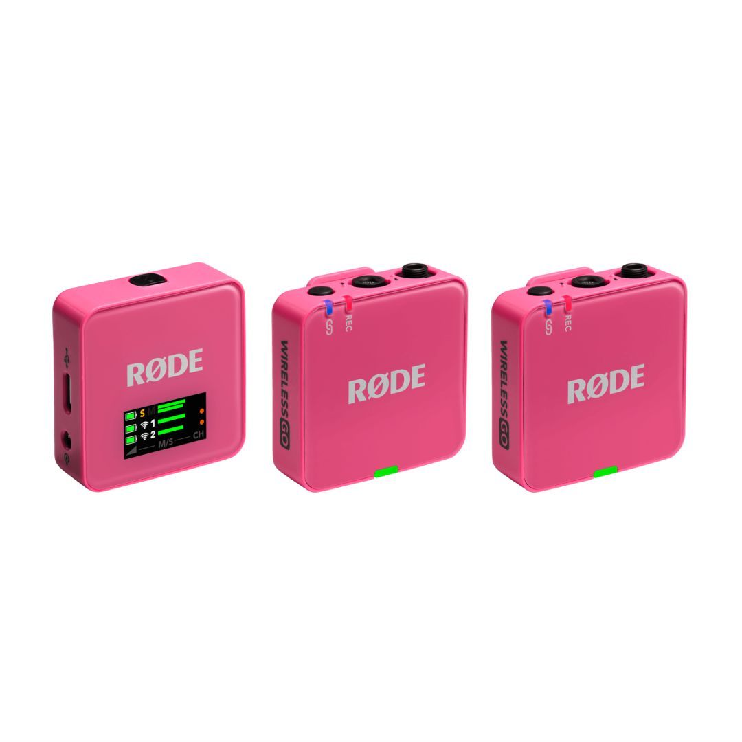 Rode Wireless GO III Compact Wireless Microphone System Pink