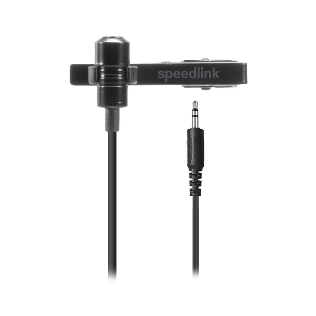 Speedlink SPES Clip-On Microphone Black Speedlink SPES Clip-On Microphone Black