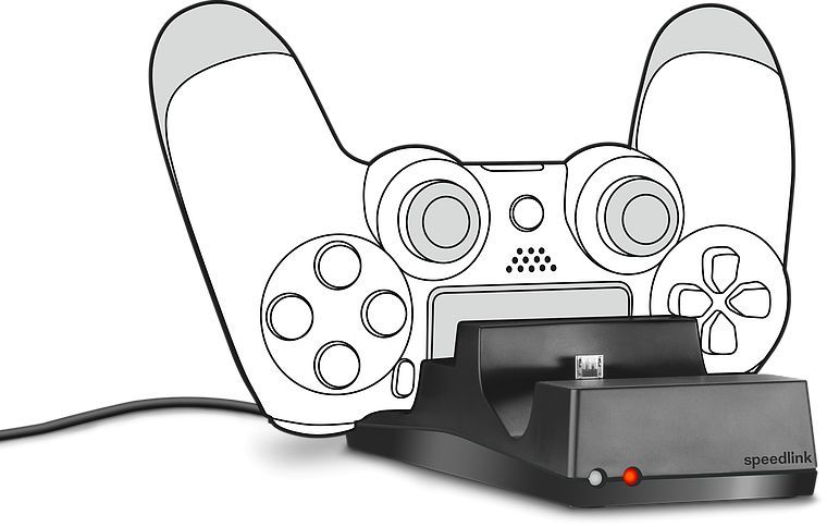 Speedlink JAZZ USB Charger for PS4 Black